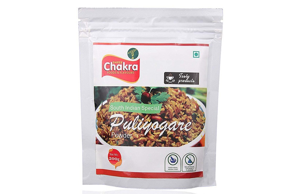 Shree Chakra Puliyogare Powder    Pack  200 grams